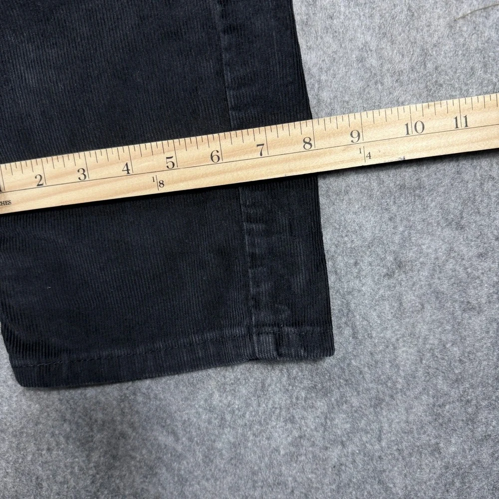 Levi's 505 Corduroy Pants‎ Mens 32x30 Black Straight Fit Casual Red Tab Stretch